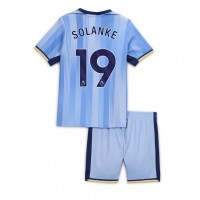 Tottenham Hotspur Dominic Solanke #19 Bortedraktsett Barn 2024-25 Kortermet (+ Korte bukser)